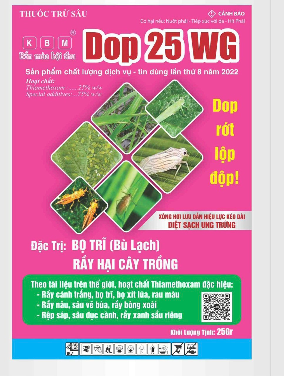 THUỐC TRỪ RẦY- BỌ TRĨ  DOP 25WG