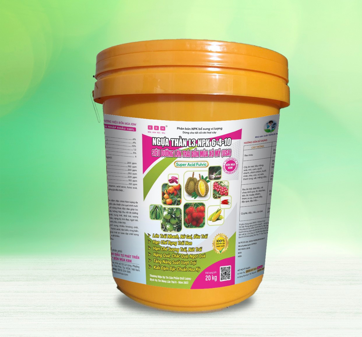  DƯỠNG TRÁI  BỐN MÙA